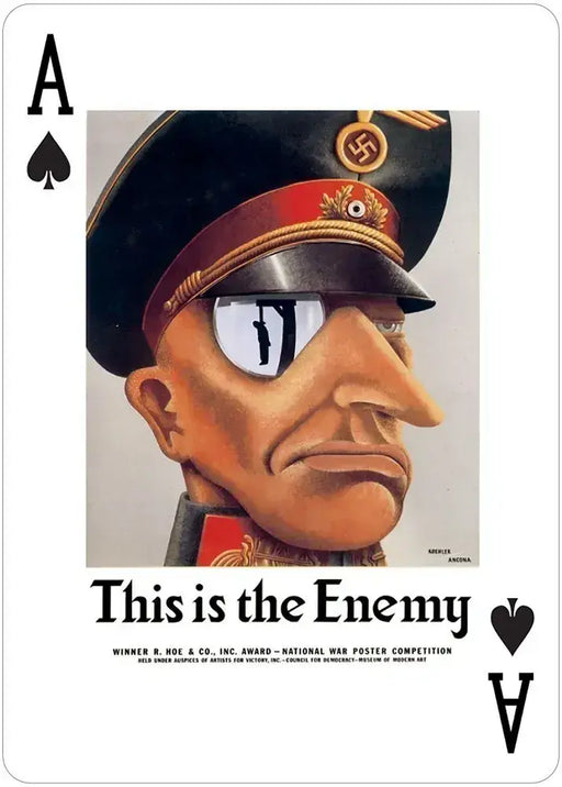 USA Posters of World Wars I and II Poker Deck - for just $7.99! 