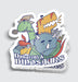 Dungeons and Dinos RPG Inspired Sticker - 3" - for just $3.50! 