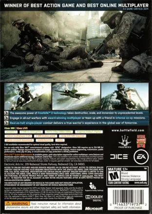 Battlefield 3 – Xbox 360 (X360) - for just $5.99! 