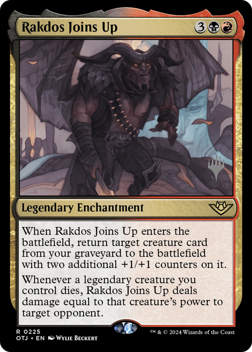 Rakdos Joins Up (PPOTJ-225) - Outlaws of Thunder Junction Promos - for just $0.17! 