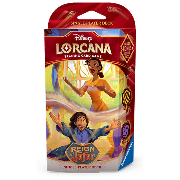 Disney Lorcana: Reign of Jafar - Tiana and Bruno (Amber/Amethyst) - for just $20! 