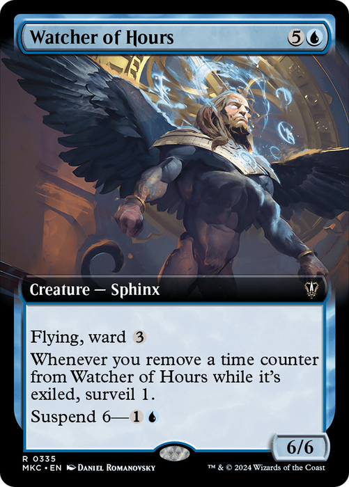 Watcher of Hours (MKC-335) - Murders at Karlov Manor Commander: (Extended Art) - for just $0.09! 