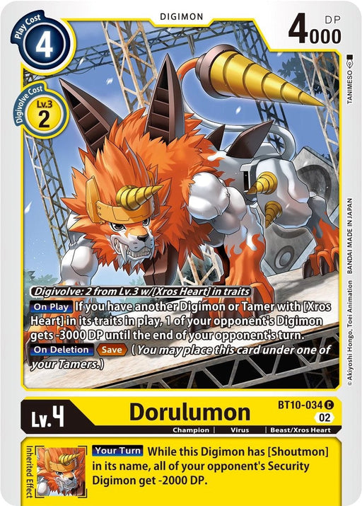 Dorulumon [BT10-034] [Xros Encounter] - Just $0.09! Shop now at Retro Gaming of Denver