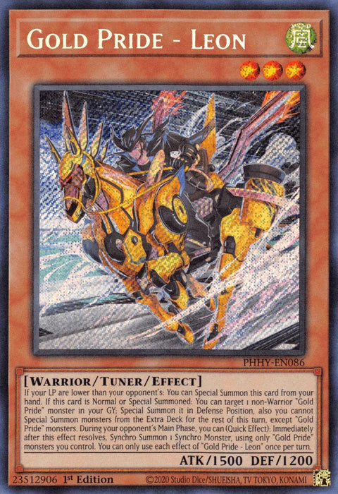 Gold Pride - Leon [PHHY-EN086] Secret Rare - for just $0.30! 