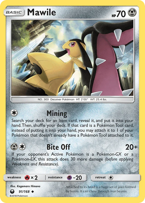 Mawile (91/168) [Sun & Moon: Celestial Storm] - for just $0.15! 