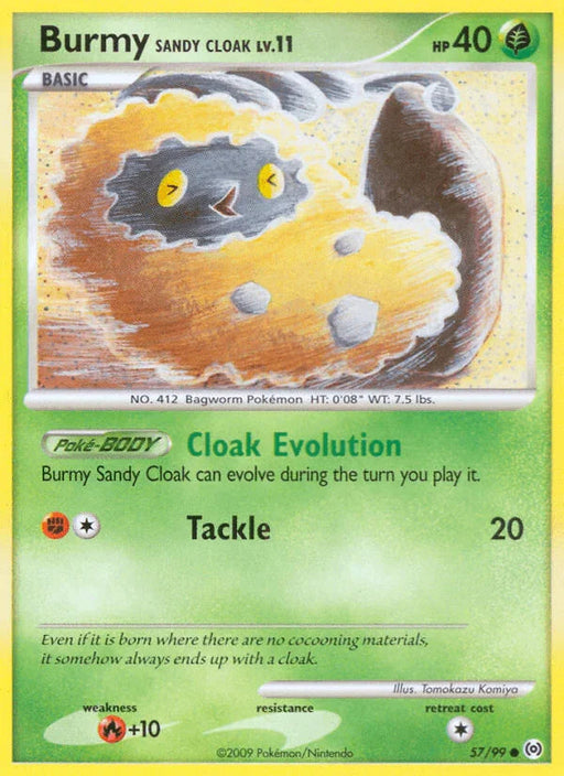 Burmy Sandy Cloak (57/99) [Platinum: Arceus] - for just $0.30! 