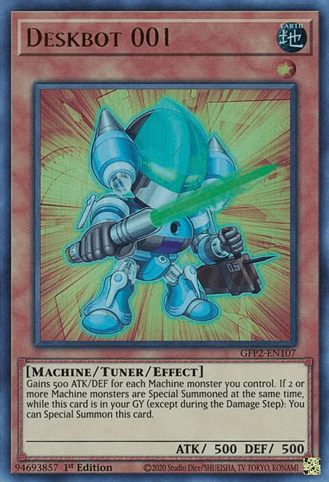 Deskbot 001 [GFP2-EN107] Ultra Rare - for just $0.10! 