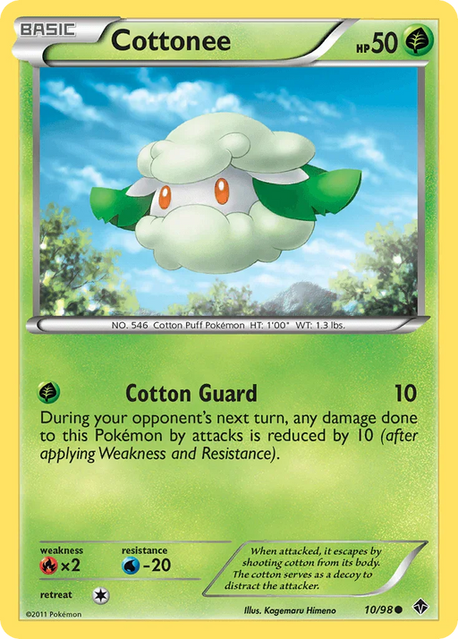 Cottonee (10/98) [Black & White: Emerging Powers] - for just $0.10! 