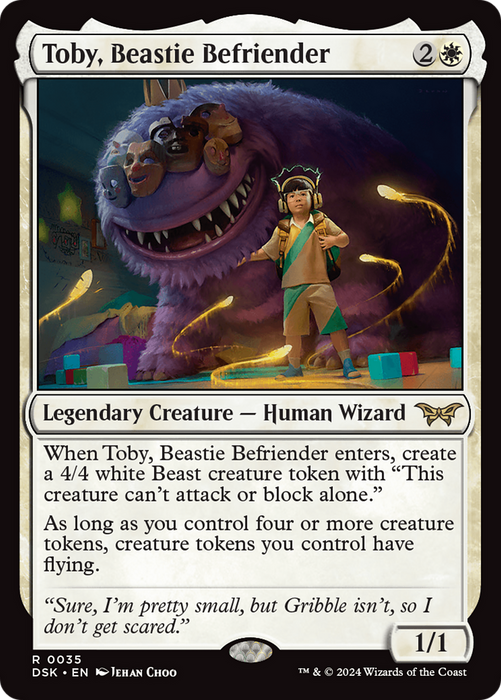 Toby, Beastie Befriender (DSK-035) - Duskmourn: House of Horror Foil - for just $0.10! 