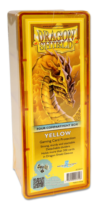 Dragon Shield: Four-Compartment Deck Box - Yellow - Just $0! Shop now at Retro Gaming of Denver