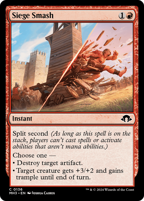Siege Smash (MH3-136) - Modern Horizons 3 - for just $0.07! 