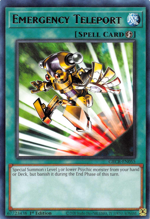 Emergency Teleport [GRCR-EN055] Rare - for just $0.10! 