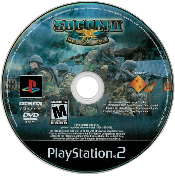 SOCOM II: U.S. Navy Seals – PlayStation 2 (PS2) - for just $3.99! 