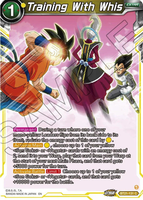 Training With Whis (BT21-131) [Wild Resurgence] - for just $0.10! 