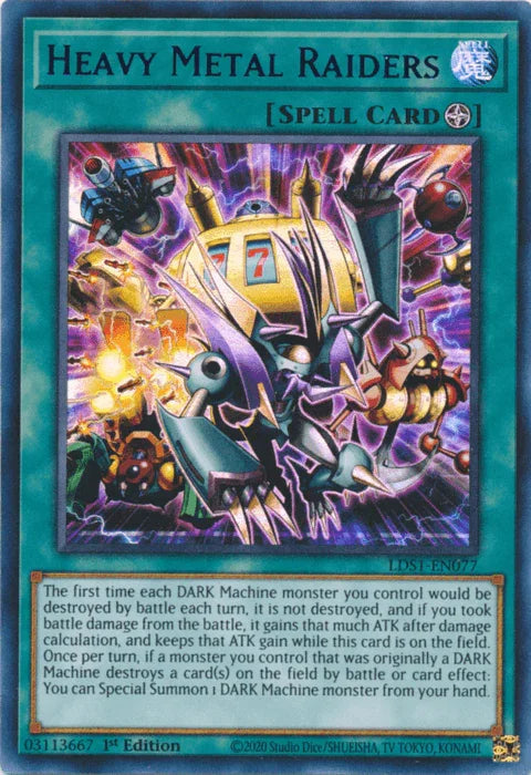Heavy Metal Raiders (Blue) [LDS1-EN077] Ultra Rare - for just $0.15! 