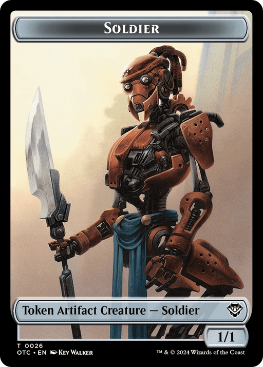 Drake // Soldier (0026) Double-Sided Token [Outlaws of Thunder Junction Commander Tokens] - Just $0.10! Shop now at Retro Gaming of Denver