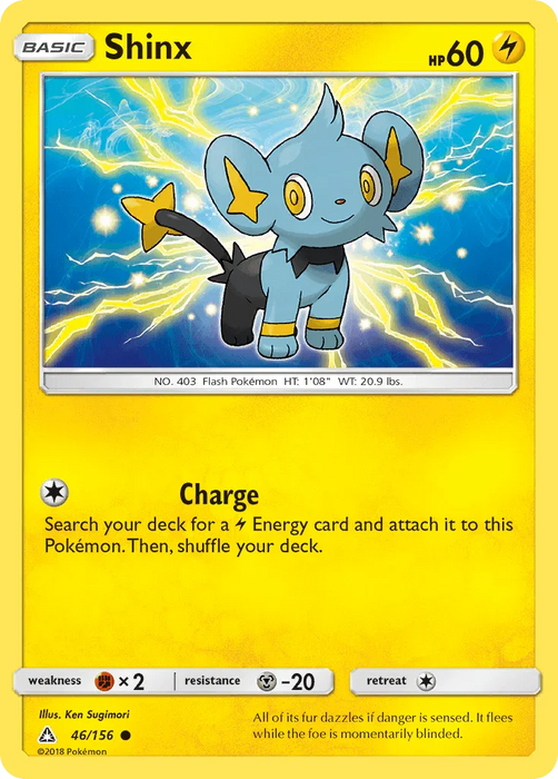 Shinx (46/156) [Sun & Moon: Ultra Prism] - for just $0.10! 