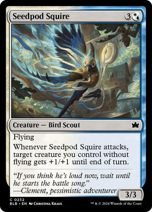 Seedpod Squire (BLB-232) - Bloomburrow - for just $0.01! 