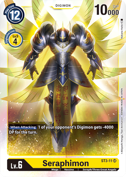 Seraphimon [ST3-11] [Starter Deck: Heaven's Yellow] - Just $0.09! Shop now at Retro Gaming of Denver