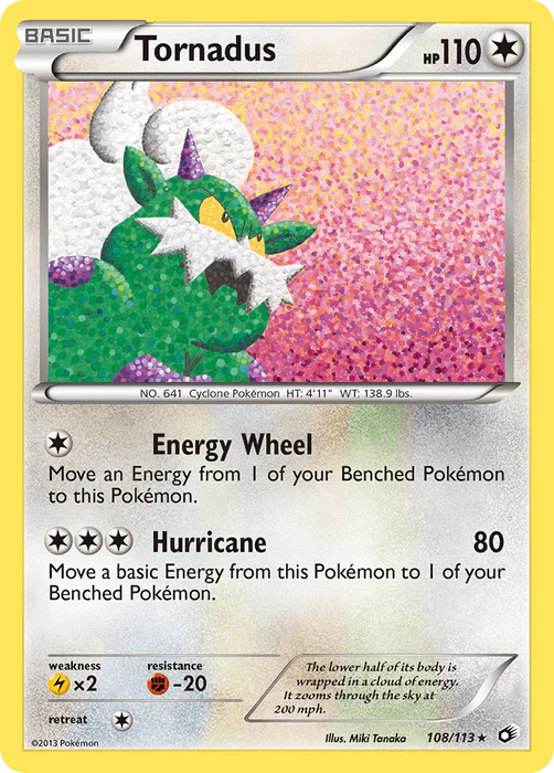 Tornadus (108/113) [Black & White: Legendary Treasures] - for just $1.05! 