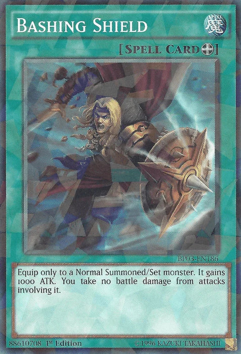 Bashing Shield [BP03-EN186] Shatterfoil Rare - for just $0.15! 