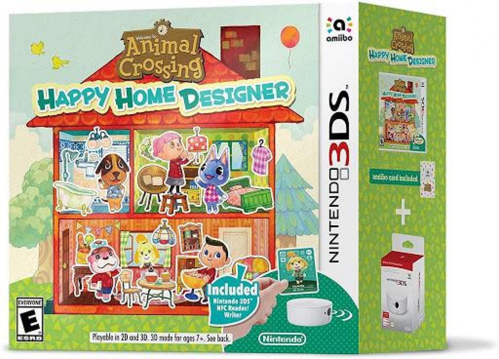 Animal Crossing: Happy Home Designer [NFC Reader Bundle] – Nintendo 3DS (3DS) - for just $47.99! 