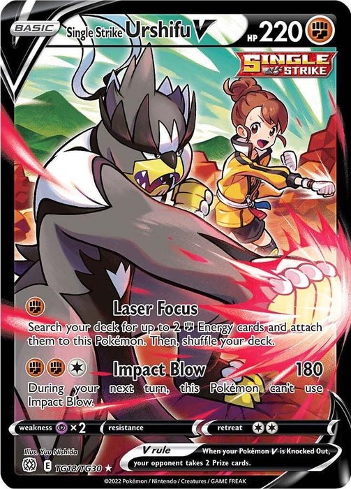 Single Strike Urshifu V (TG18/TG30) [Sword & Shield: Brilliant Stars] - for just $2.15! 