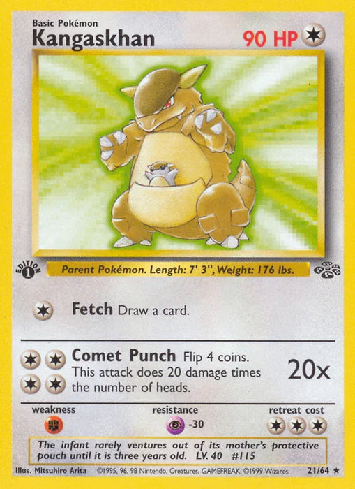 Kangaskhan (21/64) [Jungle 1st Edition] - for just $3.20! 