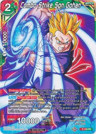 Combo Strike Son Gohan (Shop Tournament: Assault of Saiyans) (P-130) [Promotion Cards] - for just $0.10! 