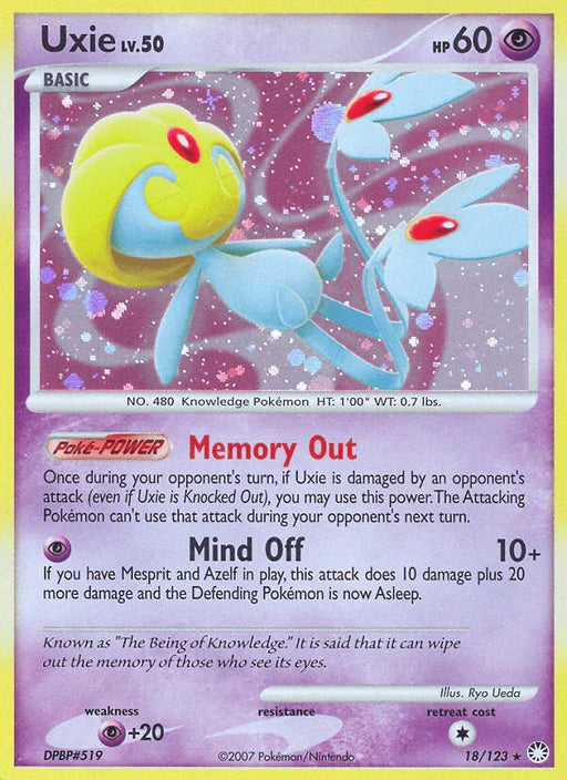 Uxie (18/123) [Diamond & Pearl: Mysterious Treasures] - for just $6.10! 