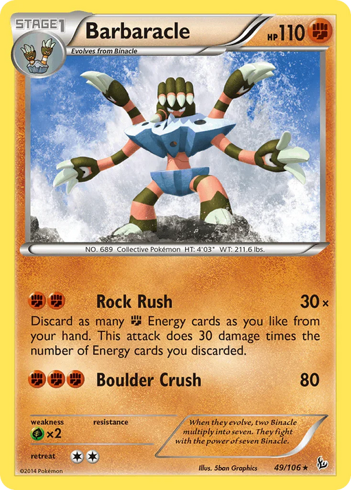 Barbaracle (49/106) [XY: Flashfire] - for just $0.25! 