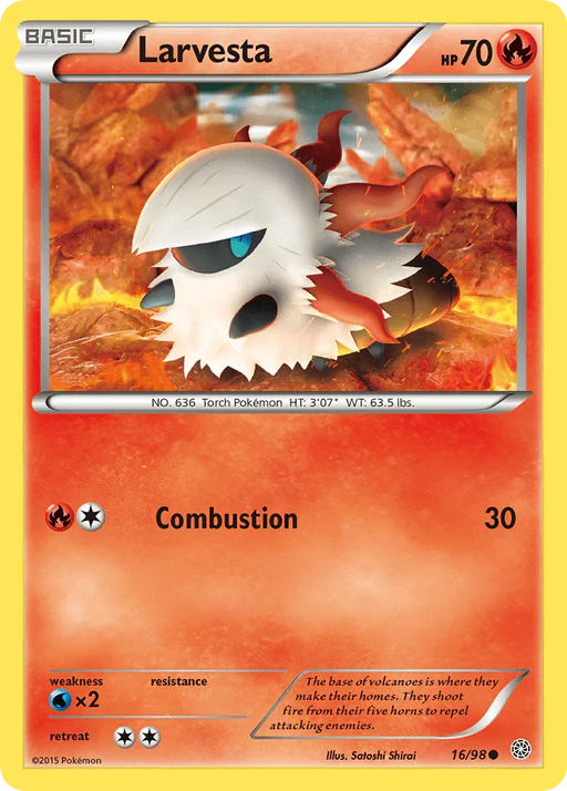 Larvesta (16/98) [XY: Ancient Origins] - for just $0.10! 