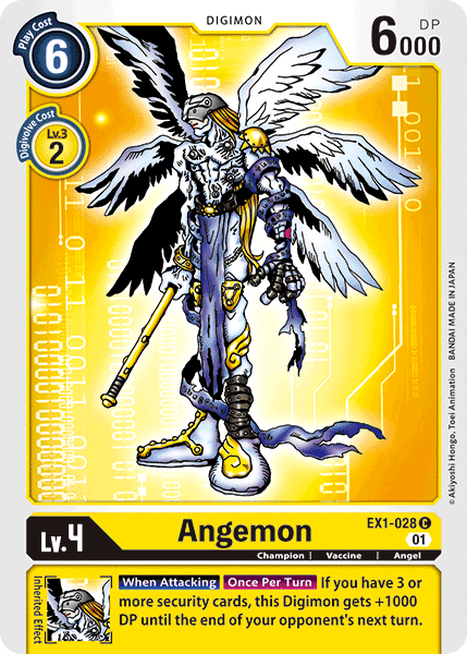 Angemon [EX1-028] [Classic Collection] - Just $0.09! Shop now at Retro Gaming of Denver