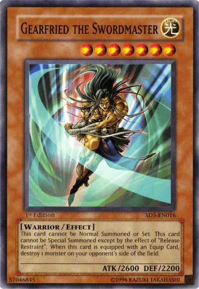 Gearfried the Swordmaster [SD5-EN016] Common - for just $0.35! 
