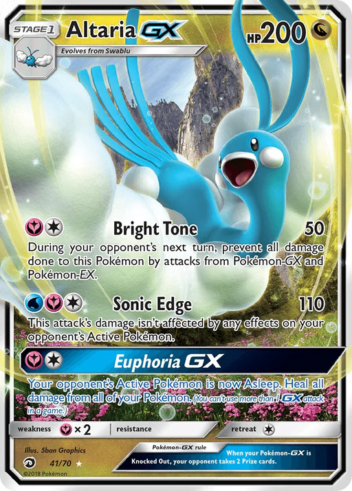 Altaria GX (41/70) [Sun & Moon: Dragon Majesty] - for just $1.70! 