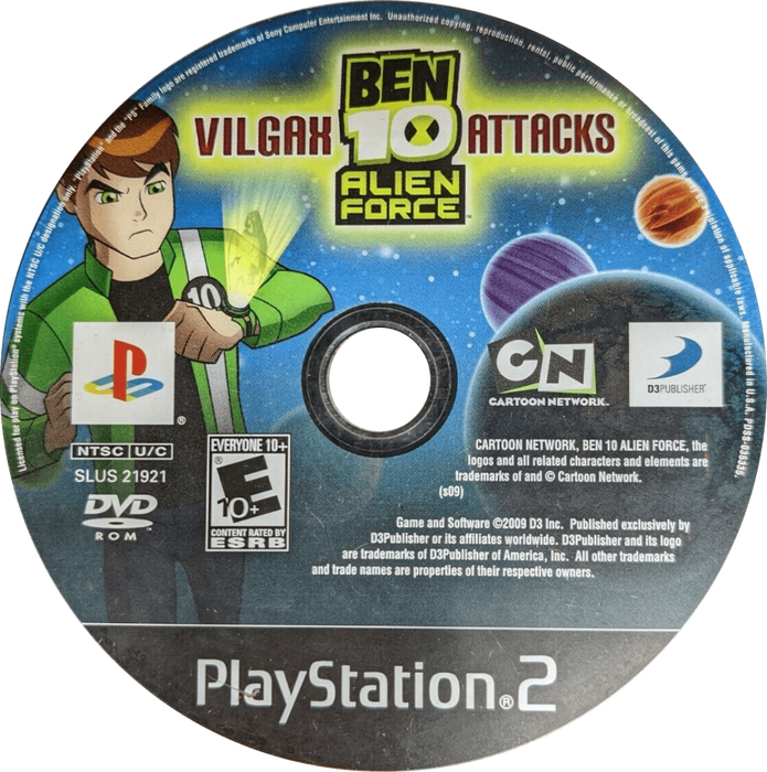 Ben 10: Alien Force: Vilgax Attacks – PlayStation 2 (PS2) - for just $19.99! 