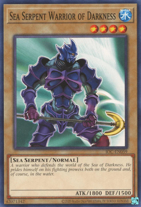 Sea Serpent Warrior of Darkness (25th Anniversary) [IOC-EN059] Common - for just $0.10! 