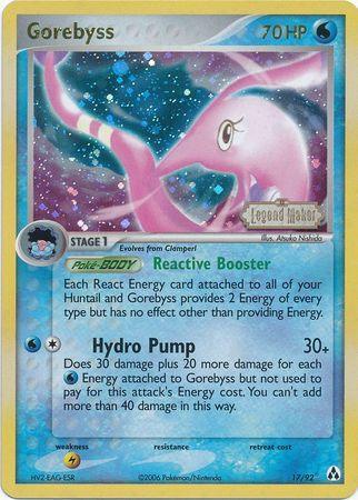 Gorebyss (17/92) (Stamped) [EX: Legend Maker] - for just $7.35! 