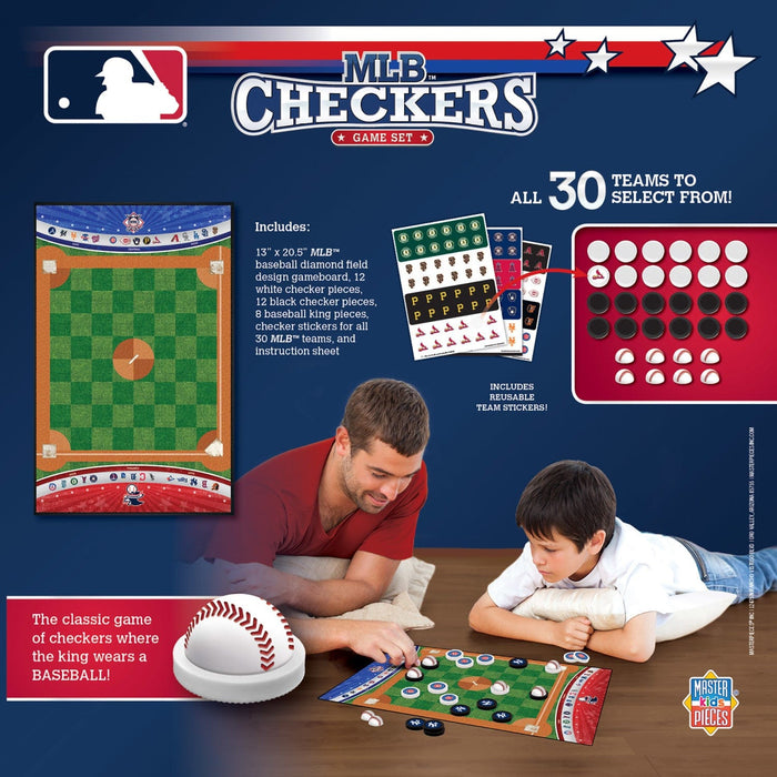 MLB - League Checkers Board Game - for just $24.99! 