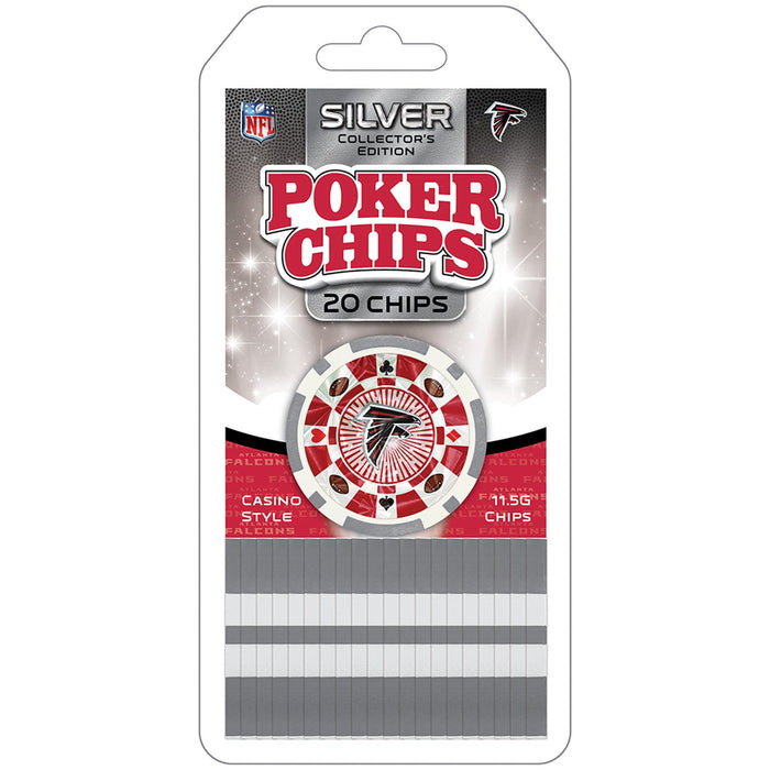 Atlanta Falcons 20 Piece Poker Chips - Just $5.99! Shop now at Retro Gaming of Denver