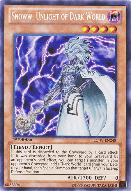 Snoww, Unlight of Dark World [LCJW-EN248] Secret Rare - for just $1.60! 