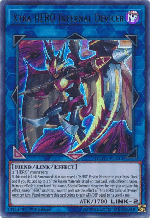 Xtra HERO Infernal Devicer [DUOV-EN013] Ultra Rare - for just $3.90! 
