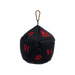 Ultra PRO: Dice Bag - Plush D20 (Dungeons & Dragons / Black & Red) - for just $0! 