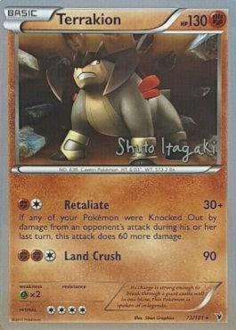 Terrakion (73/101) (Terraki-Mewtwo - Shuto Itagaki) [World Championships 2012] - for just $0.40! 