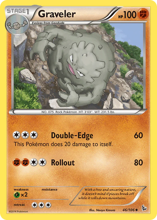 Graveler (46/106) [XY: Flashfire] - for just $0.15! 