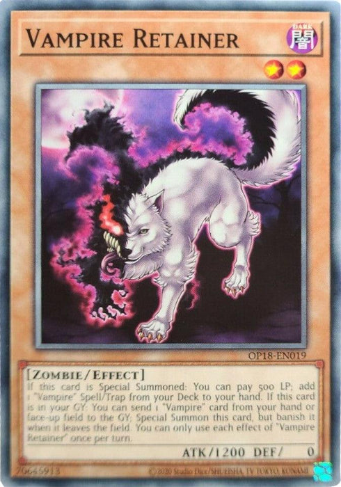 Vampire Retainer [OP18-EN019] Common - for just $0.10! 
