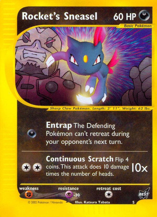 Rocket's Sneasel (5) [Best of Promos] - for just $8! 