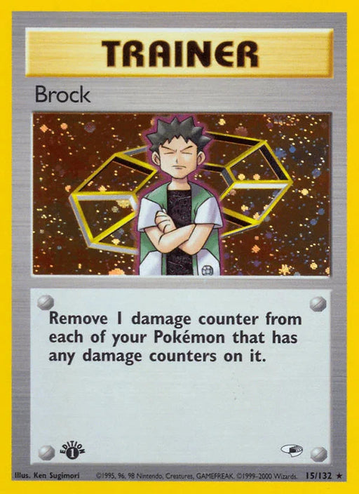Brock (15/132) [Gym Heroes 1st Edition] - for just $33.30! 
