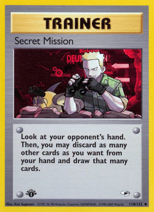Secret Mission (118/132) [Gym Heroes 1st Edition] - for just $0.75! 