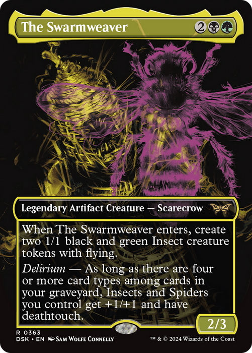 The Swarmweaver (DSK-363) - Duskmourn: House of Horror (Borderless) Foil - for just $0.16! 